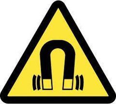 NMC - ISO Label - Black & Yellow, 4" Long x 4" High, Sign Muscle Finish - USA Tool & Supply