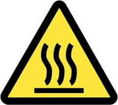 NMC - ISO Label - Black & Yellow, 4" Long x 4" High, Sign Muscle Finish - USA Tool & Supply