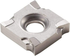 Seco - SNHQ110302 E05 Grade H25 Carbide Milling Insert - Uncoated, 0.107" Thick, 0.433" Inscribed Circle, 0.008" Corner Radius - USA Tool & Supply
