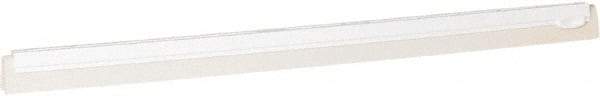 Vikan - 28" Foam Rubber Blade Squeegee Refill - Double Edge, White, Plastic Holder - USA Tool & Supply