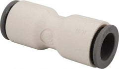 Parker - 3/8" OD, Bio-Sourced Nylon 11 Push-to-Connect Union - 190 Max psi, White - USA Tool & Supply