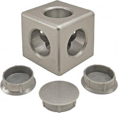 80/20 Inc. - 45mm Wide, Open Shelving Accessory/Component - Aluminum, Lacquered Finish, 45mm Long, Use with 45 Series - USA Tool & Supply