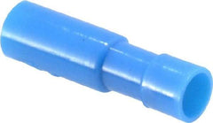 3M - 16 to 14 AWG Crimp Bullet Connector - Blue Nylon Insulation - USA Tool & Supply