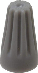 3M - 3, 22 to 2, 16 AWG, 300 Volt, Fire Resistant, Standard Twist on Wire Connector - Gray, 221°F - USA Tool & Supply