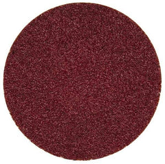 Merit Abrasives - 1-1/2" Disc Diam, 100 Grit, Zirconia Alumina Quick Change Disc - Type R Attaching System, Coated, Blue, Fine Grade, 30,000 RPM - USA Tool & Supply