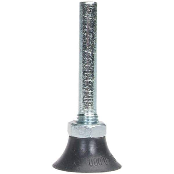 Merit Abrasives - 2" Diam Quick-Change Type P Disc Backing Pad - 1/4" Shank Diam, Soft Density, 30,000 RPM, Power-Lock Type 1 Compatible - USA Tool & Supply