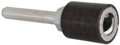 Merit Abrasives - 3/4" Diam Quick-Change Type R Disc Backing Pad - 1/4" Shank Diam, Medium Density, 40,000 RPM, Power-Lock Type 3 Compatible - USA Tool & Supply