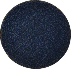 Merit Abrasives - 2" Disc Diam, 40 Grit, Zirconia Alumina Quick Change Disc - Type R Attaching System, Coated, Blue, Coarse Grade, 30,000 RPM - USA Tool & Supply