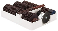 Merit Abrasives - 1, 2, 3" Disc Diam, Abrasive Disc Kit - Coated, Zirconia Alumina - USA Tool & Supply