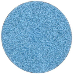 Merit Abrasives - 2" Disc Diam, 60 Grit, Zirconia Alumina Quick Change Disc - Type S Attaching System, Coated, Blue, Medium Grade, 30,000 RPM - USA Tool & Supply