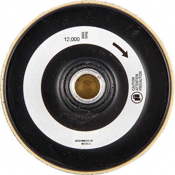 Merit Abrasives - 4" Diam Hook & Loop Disc Backing Pad - 13,000 RPM - USA Tool & Supply