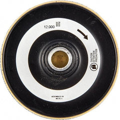 Merit Abrasives - 4" Diam Hook & Loop Disc Backing Pad - 13,000 RPM - USA Tool & Supply