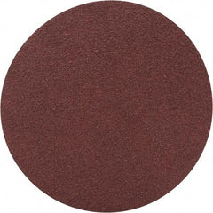 Merit Abrasives - 3" Diam, 100 Grit Aluminum Oxide Adhesive PSA Disc - Medium Grade, Black, Cloth Backing, Flexible - USA Tool & Supply
