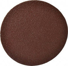 Merit Abrasives - 5" Diam, 36 Grit Aluminum Oxide Adhesive PSA Disc - Very Coarse, Black, Cloth Backing, Flexible - USA Tool & Supply