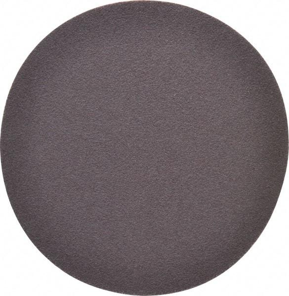 Merit Abrasives - 5" Diam, 80 Grit Aluminum Oxide Adhesive PSA Disc - Coarse Grade, Black, Cloth Backing, Flexible - USA Tool & Supply