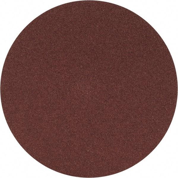 Merit Abrasives - 5" Diam, 100 Grit Aluminum Oxide Adhesive PSA Disc - Medium Grade, Black, Cloth Backing, Flexible - USA Tool & Supply