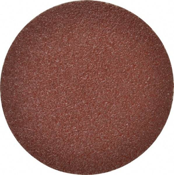 Merit Abrasives - 6" Diam, 24 Grit Aluminum Oxide Adhesive PSA Disc - Very Coarse, Black, Cloth Backing, Flexible - USA Tool & Supply