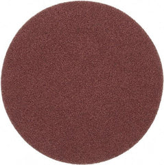 Merit Abrasives - 6" Diam, 40 Grit Aluminum Oxide Adhesive PSA Disc - Very Coarse, Black, Cloth Backing, Flexible - USA Tool & Supply