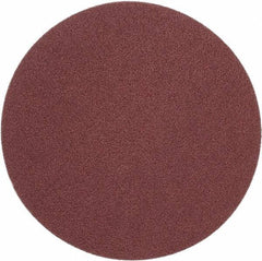 Merit Abrasives - 6" Diam, 50 Grit Aluminum Oxide Adhesive PSA Disc - Coarse Grade, Black, Cloth Backing, Flexible - USA Tool & Supply