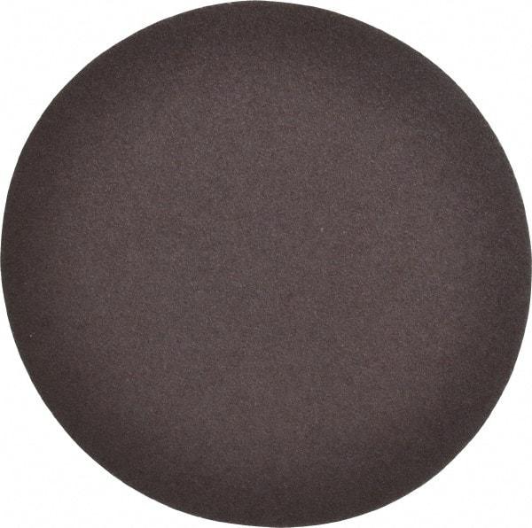 Merit Abrasives - 6" Diam, 80 Grit Aluminum Oxide Adhesive PSA Disc - Coarse Grade, Black, Cloth Backing, Flexible - USA Tool & Supply