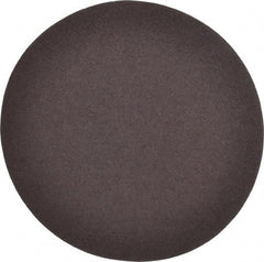 Merit Abrasives - 6" Diam, 80 Grit Aluminum Oxide Adhesive PSA Disc - Coarse Grade, Black, Cloth Backing, Flexible - USA Tool & Supply