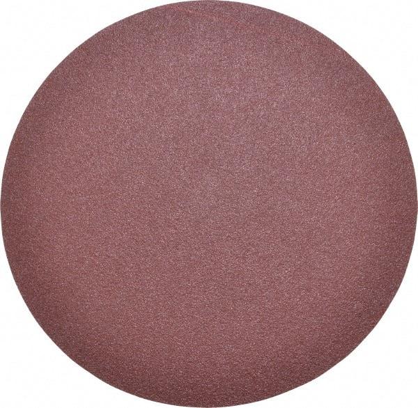 Merit Abrasives - 6" Diam, 120 Grit Aluminum Oxide Adhesive PSA Disc - Medium Grade, Black, Cloth Backing, Flexible - USA Tool & Supply