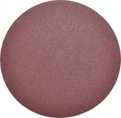Merit Abrasives - 6" Diam, 120 Grit Aluminum Oxide Adhesive PSA Disc - Medium Grade, Black, Cloth Backing, Flexible - USA Tool & Supply