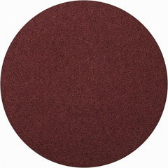 Merit Abrasives - 8" Diam, 50 Grit Aluminum Oxide Adhesive PSA Disc - Coarse Grade, Black, Cloth Backing, Flexible - USA Tool & Supply
