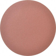 Merit Abrasives - 8" Diam, 80 Grit Aluminum Oxide Adhesive PSA Disc - Coarse Grade, Black, Cloth Backing, Flexible - USA Tool & Supply