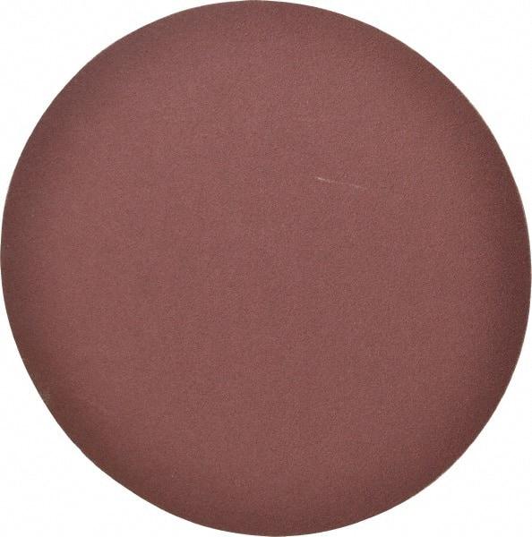 Merit Abrasives - 8" Diam, 120 Grit Aluminum Oxide Adhesive PSA Disc - Medium Grade, Black, Cloth Backing, Flexible - USA Tool & Supply
