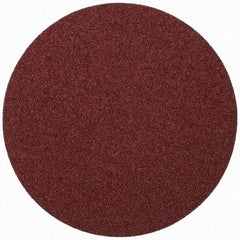 Merit Abrasives - 9" Diam, 36 Grit Aluminum Oxide Adhesive PSA Disc - Very Coarse, Black, Cloth Backing, Flexible - USA Tool & Supply