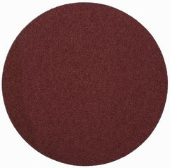 Merit Abrasives - 9" Diam, 50 Grit Aluminum Oxide Adhesive PSA Disc - Coarse Grade, Black, Cloth Backing, Flexible - USA Tool & Supply