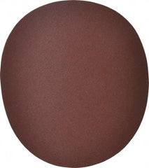 Merit Abrasives - 9" Diam, 80 Grit Aluminum Oxide Adhesive PSA Disc - Coarse Grade, Black, Cloth Backing, Flexible - USA Tool & Supply