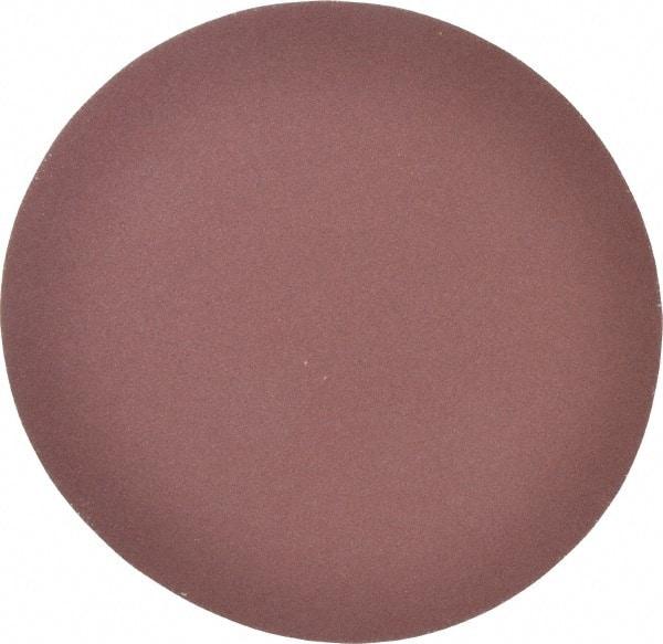 Merit Abrasives - 10" Diam, 100 Grit Aluminum Oxide Adhesive PSA Disc - Medium Grade, Black, Cloth Backing, Flexible, Use with Stationary Disc Sanders - USA Tool & Supply