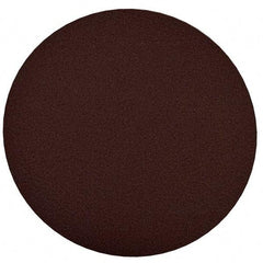 Merit Abrasives - 10" Diam, 120 Grit Aluminum Oxide Adhesive PSA Disc - Medium Grade, Black, Cloth Backing, Flexible, Use with Stationary Disc Sanders - USA Tool & Supply