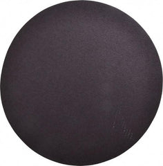 Merit Abrasives - 12" Diam, 60 Grit Aluminum Oxide Adhesive PSA Disc - Coarse Grade, Black, Cloth Backing, Flexible, Use with Stationary Disc Sanders - USA Tool & Supply