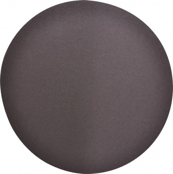 Merit Abrasives - 12" Diam, 80 Grit Aluminum Oxide Adhesive PSA Disc - Coarse Grade, Black, Cloth Backing, Flexible, Use with Stationary Disc Sanders - USA Tool & Supply