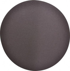 Merit Abrasives - 12" Diam, 80 Grit Aluminum Oxide Adhesive PSA Disc - Coarse Grade, Black, Cloth Backing, Flexible, Use with Stationary Disc Sanders - USA Tool & Supply