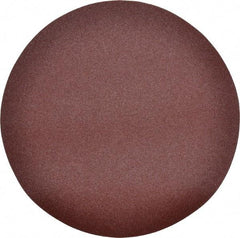 Merit Abrasives - 12" Diam, 180 Grit Aluminum Oxide Adhesive PSA Disc - Fine Grade, Black, Cloth Backing, Flexible, Use with Stationary Disc Sanders - USA Tool & Supply