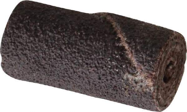 Merit Abrasives - 1/2" Max Roll Diam x 1" OAL, 60 Grit Aluminum Oxide Straight Cartridge Roll - 1/8" Pilot Hole Diam, Medium Grade - USA Tool & Supply