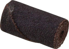 Merit Abrasives - 3/4" Max Roll Diam x 1-1/2" OAL, 60 Grit Aluminum Oxide Straight Cartridge Roll - 3/16" Pilot Hole Diam, Medium Grade - USA Tool & Supply