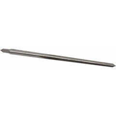 Made in USA - #4/0 Pin, 0.1142" Diam, 0.0869" Small End, 1/8" Diam Straight Shank, 1-5/16" Flute, Taper Pin Reamer - USA Tool & Supply