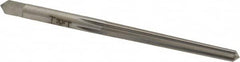 Made in USA - #1 Pin, 0.1798" Diam, 0.1447" Small End, 3/16" Diam Straight Shank, 1-11/16" Flute, Taper Pin Reamer - USA Tool & Supply
