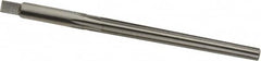 Made in USA - #2 Pin, 0.2008" Diam, 0.1605" Small End, 13/64" Diam Straight Shank, 1-15/16" Flute, Taper Pin Reamer - USA Tool & Supply