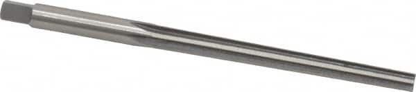 Made in USA - #3 Pin, 0.2294" Diam, 0.1813" Small End, 15/64" Diam Straight Shank, 2-5/16" Flute, Taper Pin Reamer - USA Tool & Supply