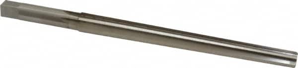 Made in USA - #8 Pin, 0.505" Diam, 0.3971" Small End, 7/16" Diam Straight Shank, 5-3/16" Flute, Taper Pin Reamer - USA Tool & Supply