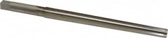 Made in USA - #8 Pin, 0.505" Diam, 0.3971" Small End, 7/16" Diam Straight Shank, 5-3/16" Flute, Taper Pin Reamer - USA Tool & Supply