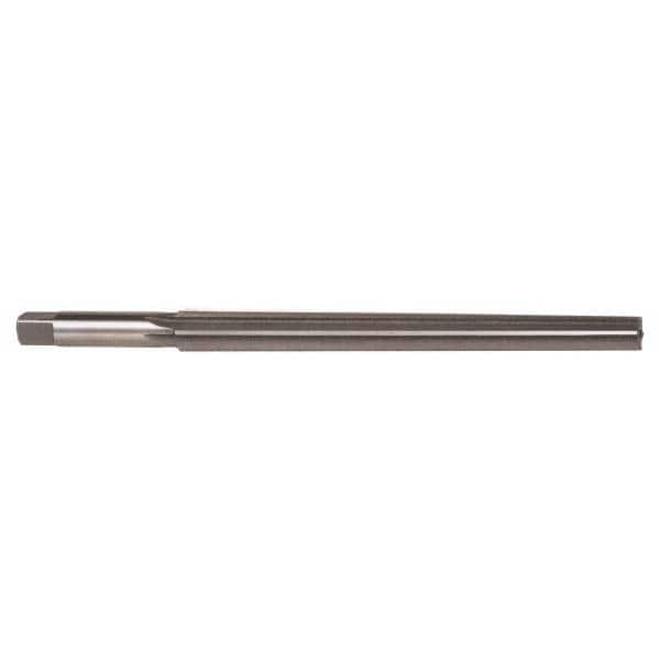 Alvord Polk - #10 Pin, 0.7216" Diam, 0.5799" Small End, 9/16" Diam Straight Shank, 6-1/16" Flute, Taper Pin Reamer - USA Tool & Supply
