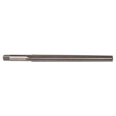 Alvord Polk - #10 Pin, 0.7216" Diam, 0.5799" Small End, 9/16" Diam Straight Shank, 6-1/16" Flute, Taper Pin Reamer - USA Tool & Supply