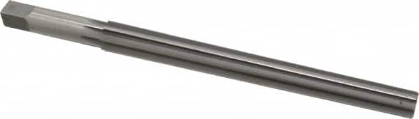 Made in USA - #11 Pin, 0.878" Diam, 0.706" Small End, 3/4" Diam Straight Shank, 8-1/4" Flute, Taper Pin Reamer - USA Tool & Supply